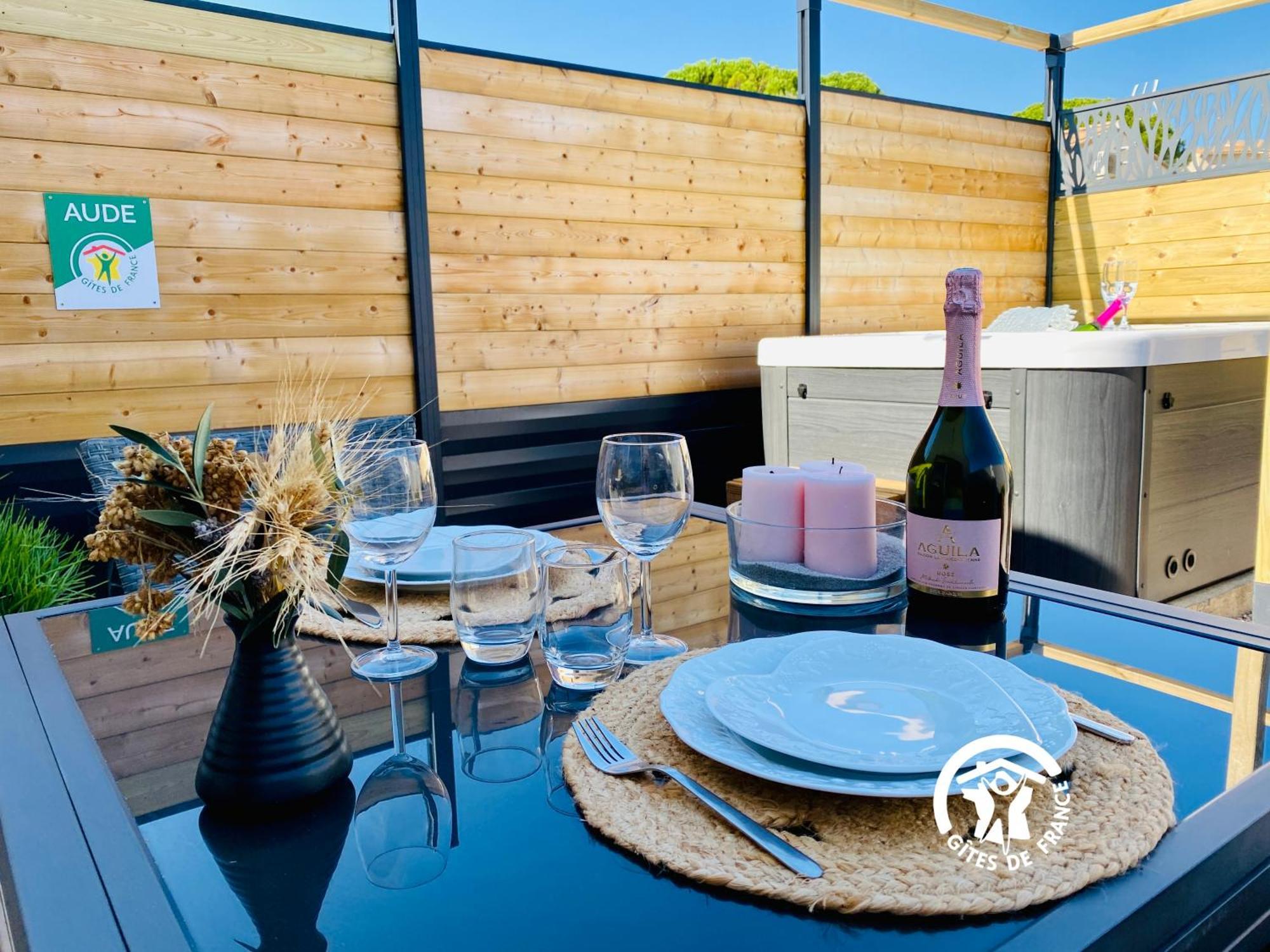 Gite & Spa Le Villemachois - 4 Etoiles - Jacuzzi Couvert - Calme Et Independant - Clim - Parking - 5 Min Carcassonne Villemoustaussou Esterno foto